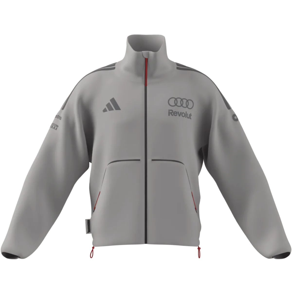 ADIDAS - Audi Revolut Formula One Team 2026 Engineers & Marketing Track Top - Uomo - Grey - immagine 9