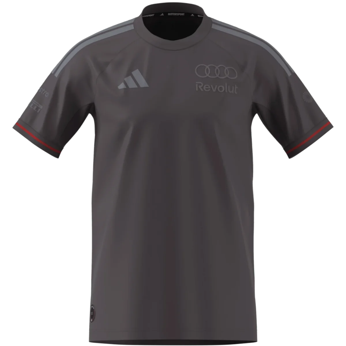 ADIDAS - Audi Revolut Formula One Team 2026 Engineers & Marketing Authentic Driver Jersey - Uomo - Black - immagine 8
