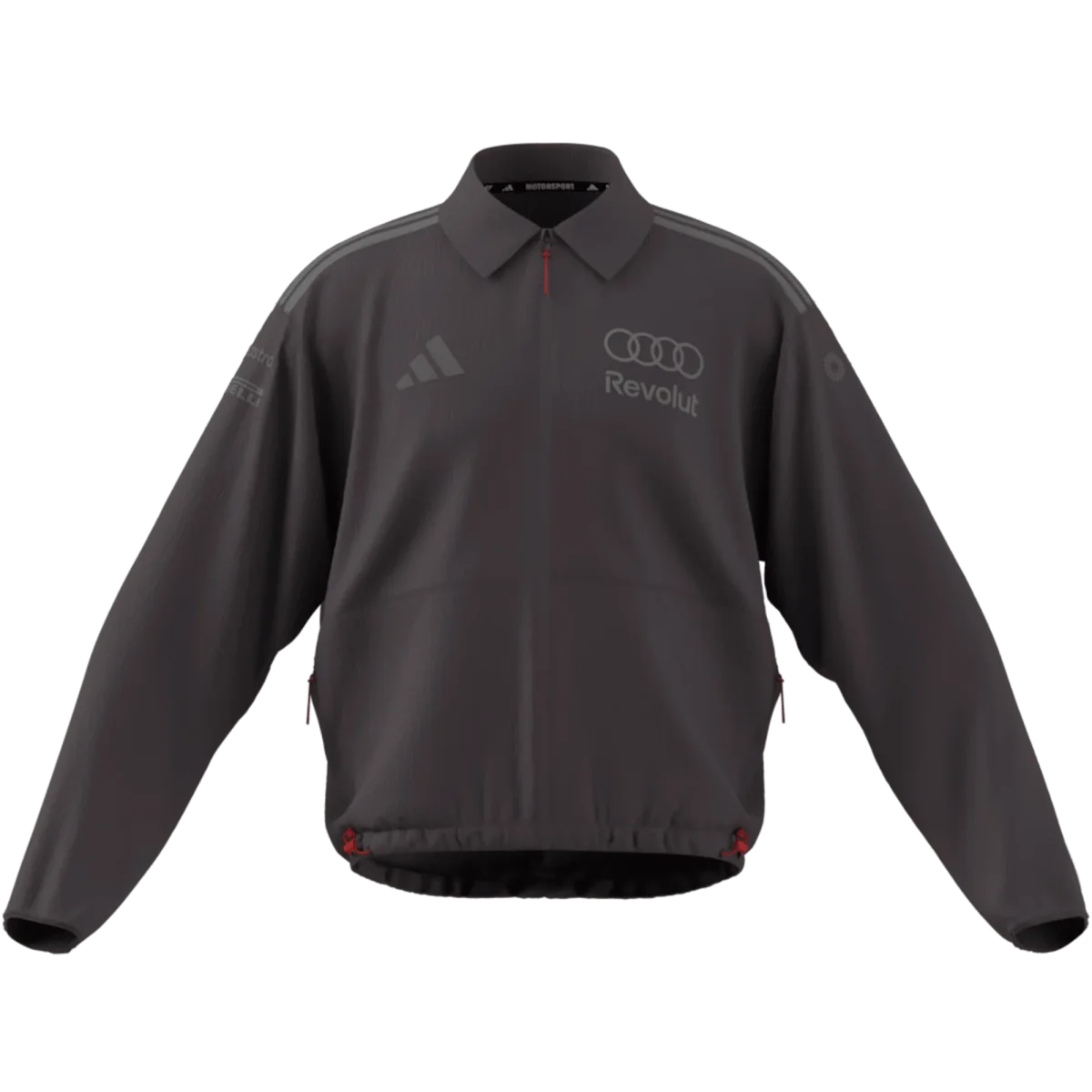 ADIDAS - Audi Revolut Formula One Team 2026 Driver Paddock Jacket - Uomo - Black - immagine 8