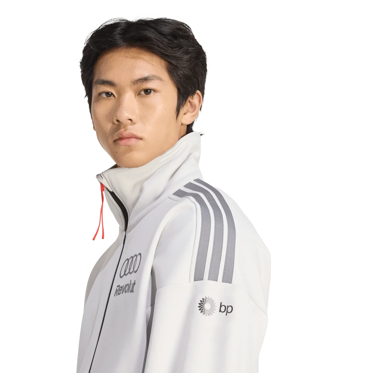 ADIDAS - Audi Revolut Formula One Team 2026 Engineers & Marketing Track Top - Uomo - Grey - immagine 7