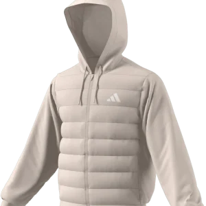ADIDAS - Essentials CLIMAWARM Hybrid Down Hooded Jacket - Uomo - Beige