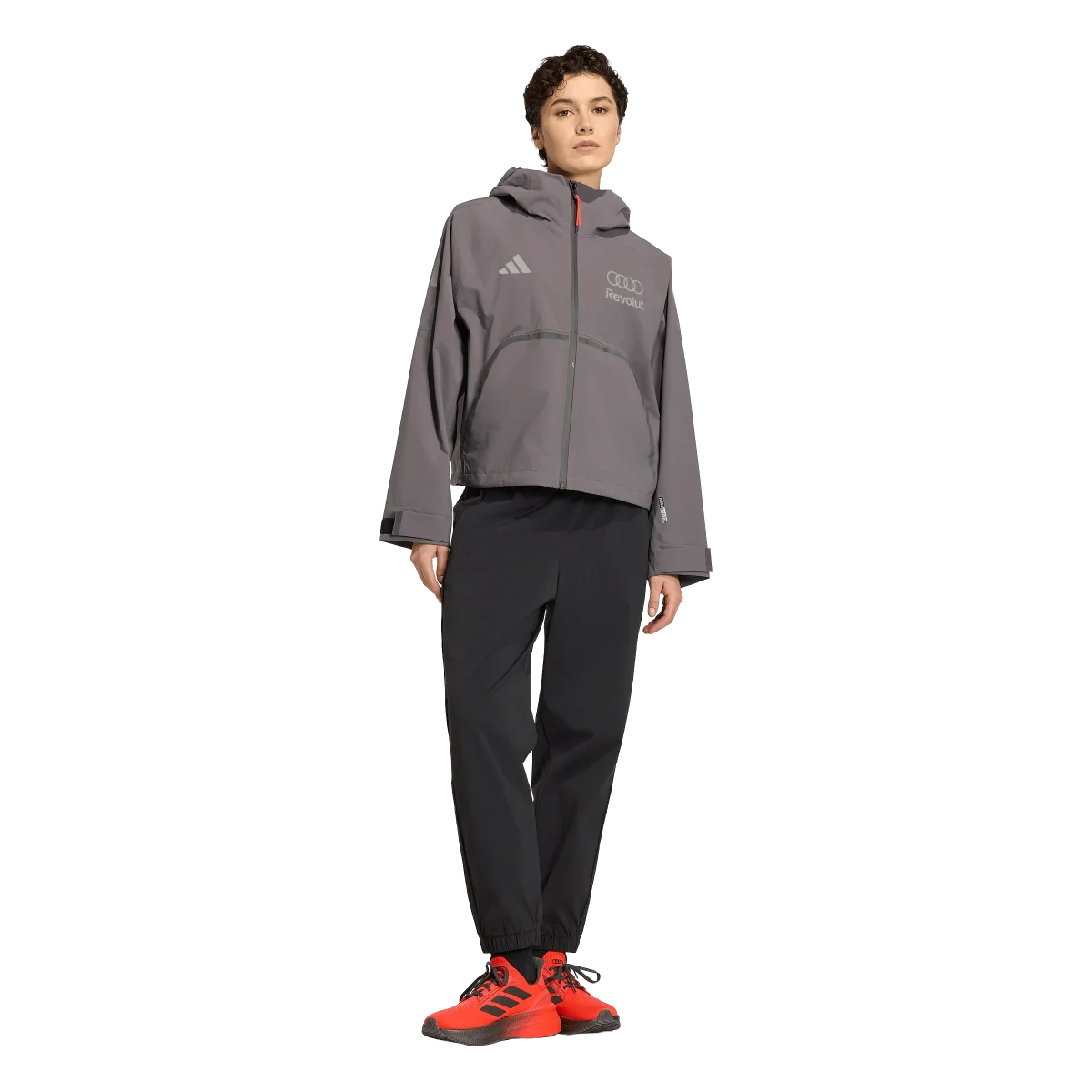 ADIDAS - Audi Revolut Formula One Team 2026 Engineers & Marketing Rain Jacket - Donna - Black - immagine 5