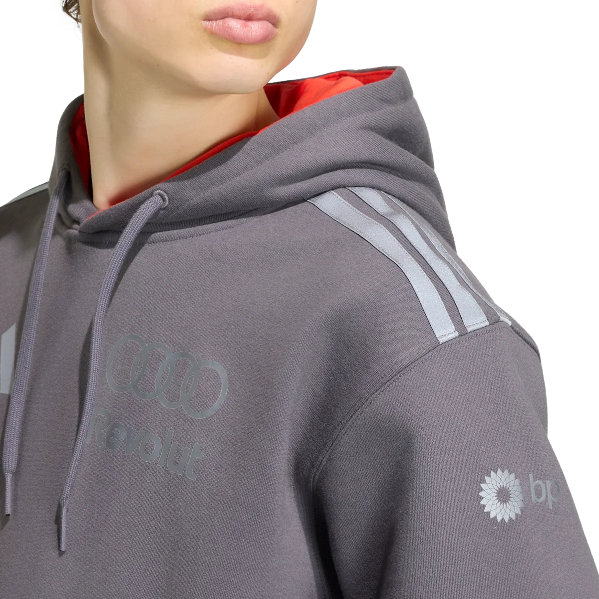 ADIDAS - Audi Revolut Formula One Team 2026 Driver Hoodie - Uomo - Black - immagine 6