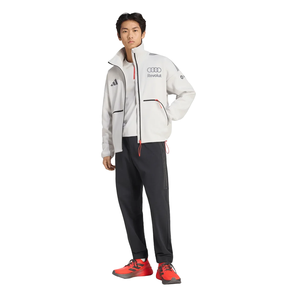 ADIDAS - Audi Revolut Formula One Team 2026 Engineers & Marketing Track Top - Uomo - Grey - immagine 6