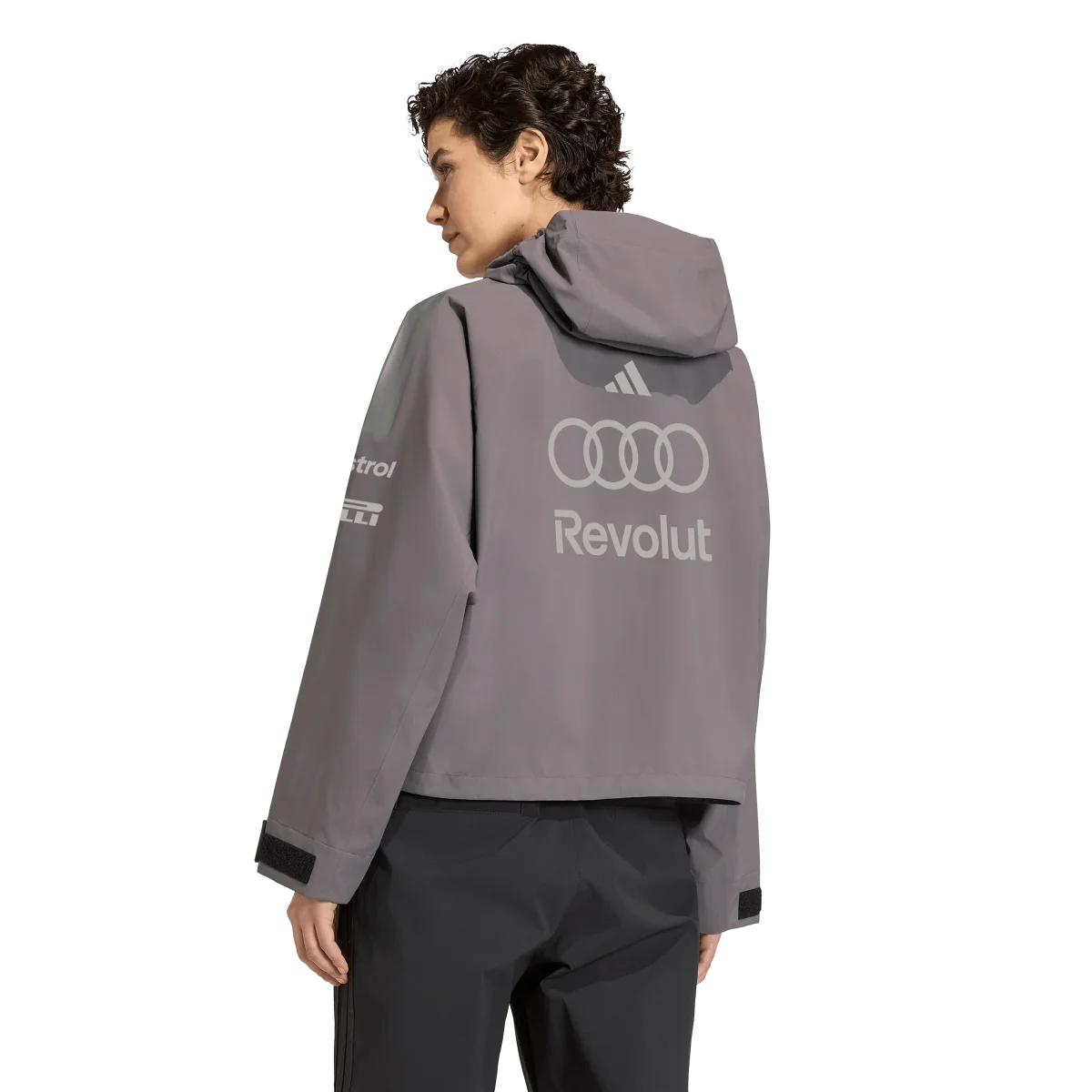 ADIDAS - Audi Revolut Formula One Team 2026 Engineers & Marketing Rain Jacket - Donna - Black - immagine 4