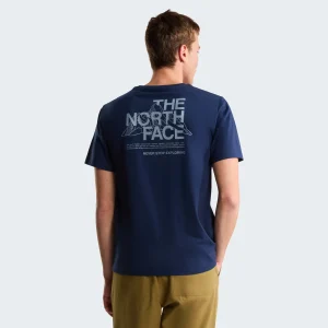The North Face - T-shirt Mountain Sketch Regular con grafica da uomo