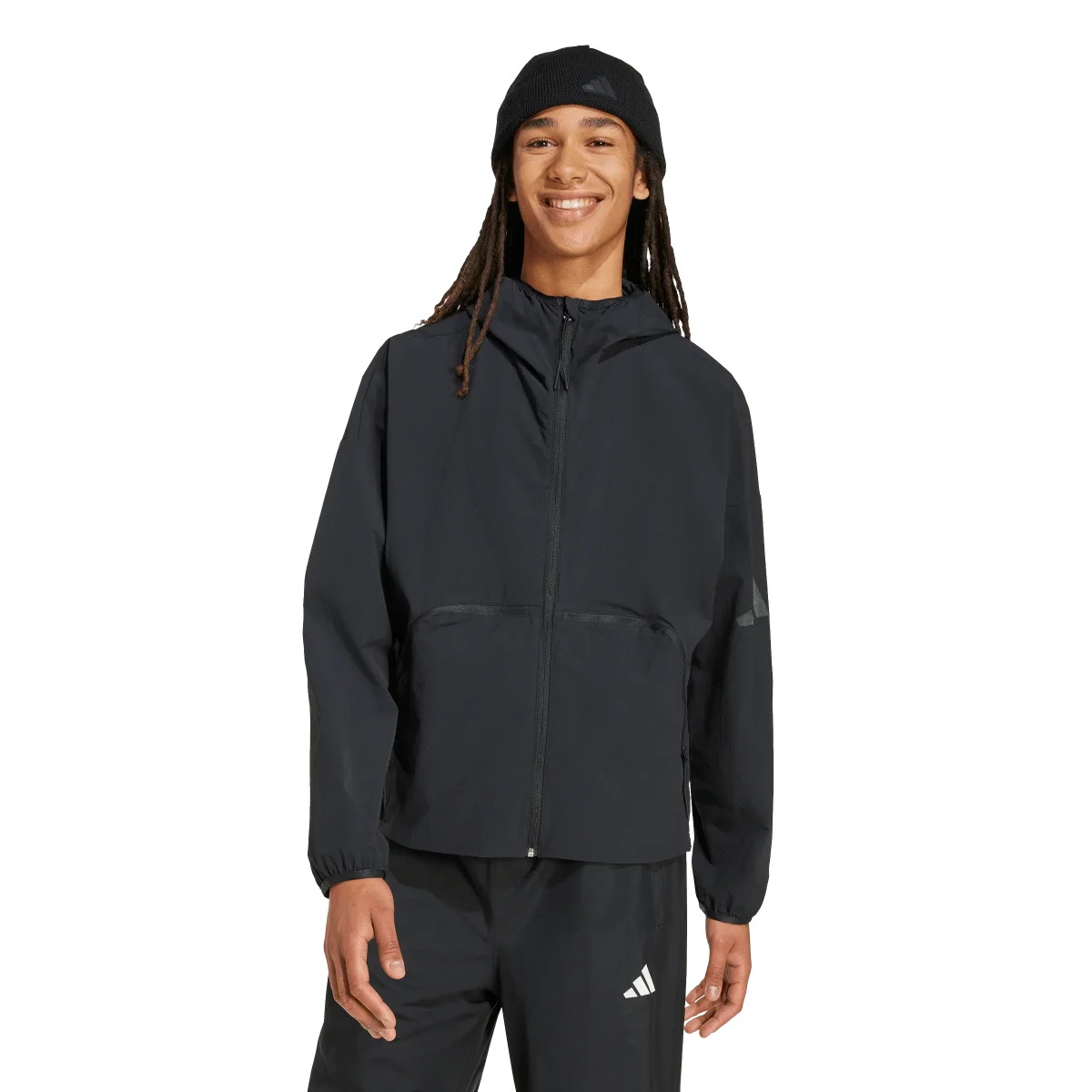 ADIDAS - Giacca A Vento Myshelter - Uomo - Black - immagine 3