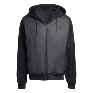 ADIDAS - Essentials CLIMAWARM 3 Stripes Insulated Hooded Hybrid Jackets - Uomo - Black