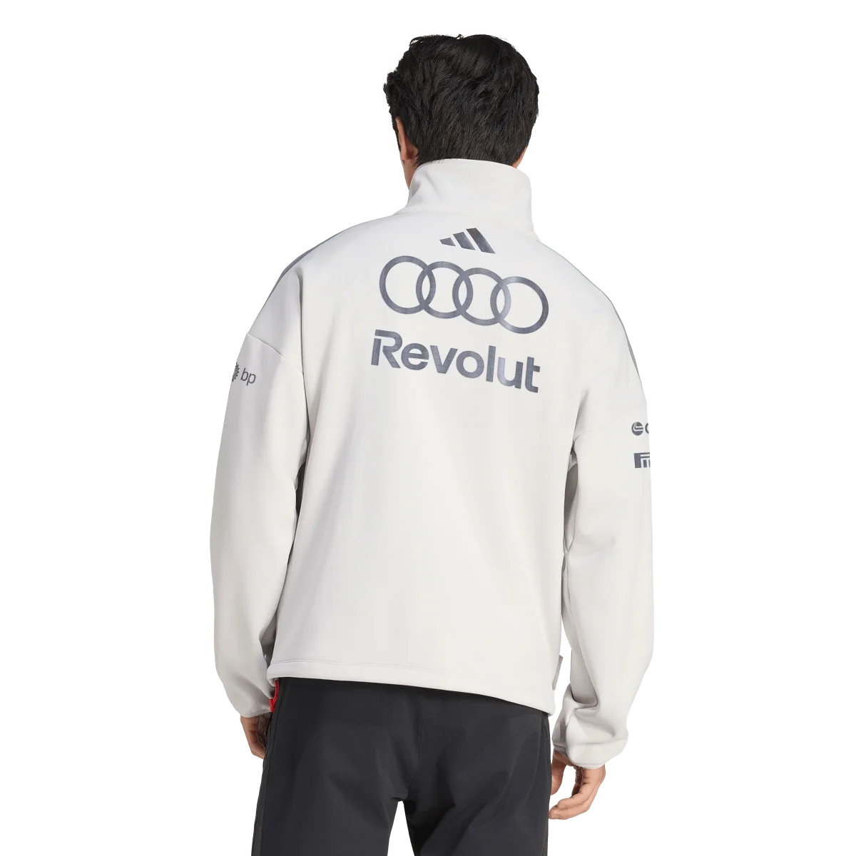 ADIDAS - Audi Revolut Formula One Team 2026 Engineers & Marketing Track Top - Uomo - Grey - immagine 4