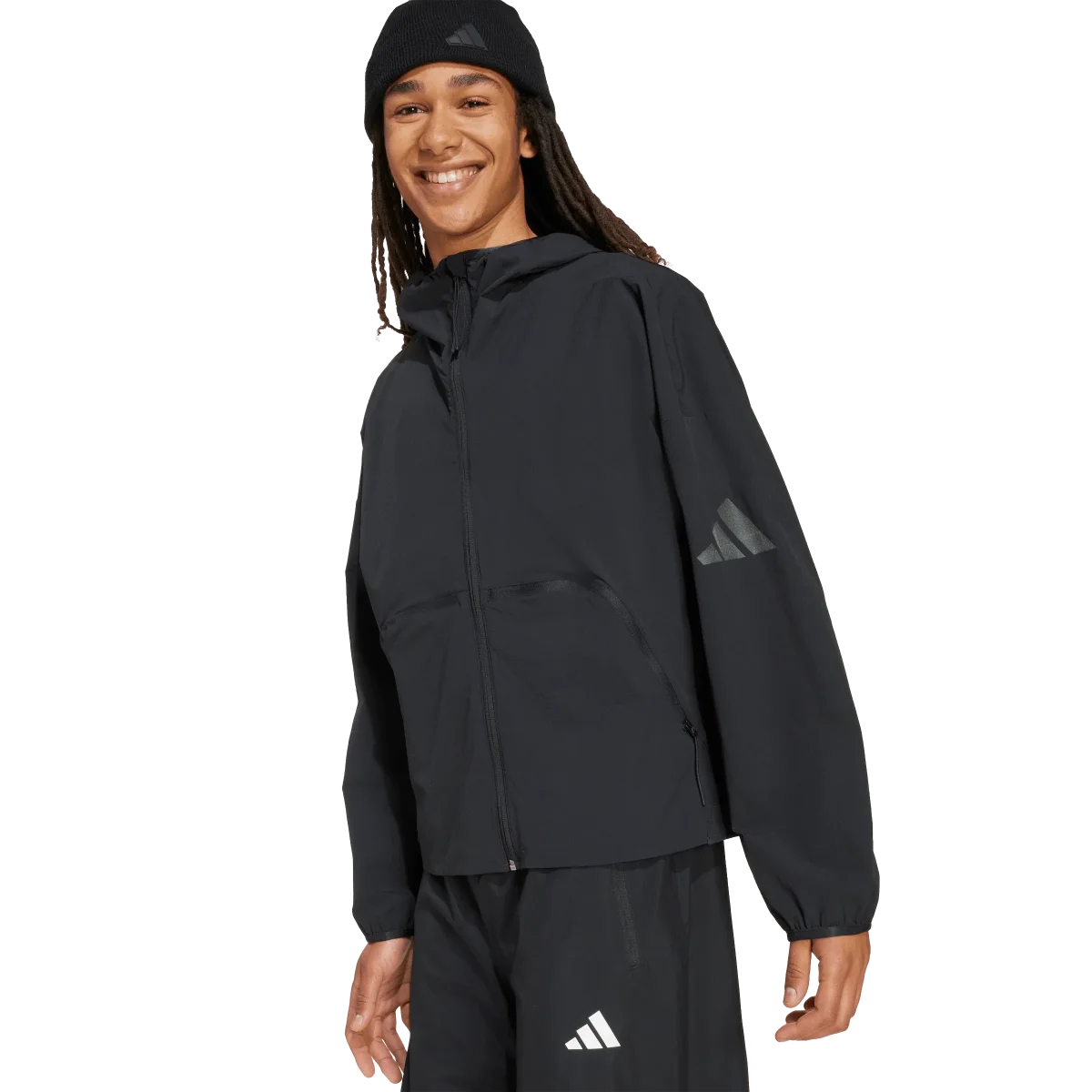 ADIDAS - Giacca A Vento Myshelter - Uomo - Black - immagine 6