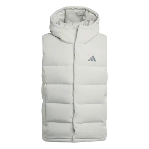 ADIDAS - Gilet In Piumino Con Cappuccio Helionic CLIMAWARM - Uomo - Grey