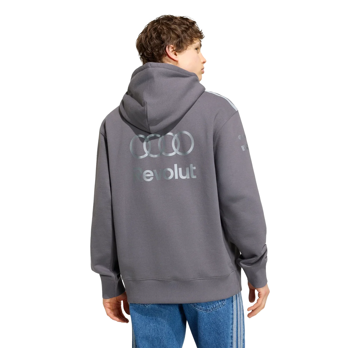 ADIDAS - Audi Revolut Formula One Team 2026 Driver Hoodie - Uomo - Black - immagine 4