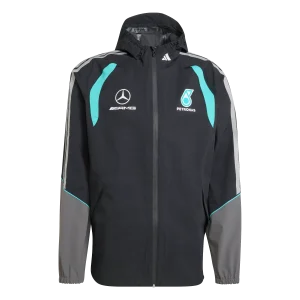 ADIDAS - Giacca Mercedes - Amg Petronas Formula 1 Team Mechanics Rain - Uomo - Black