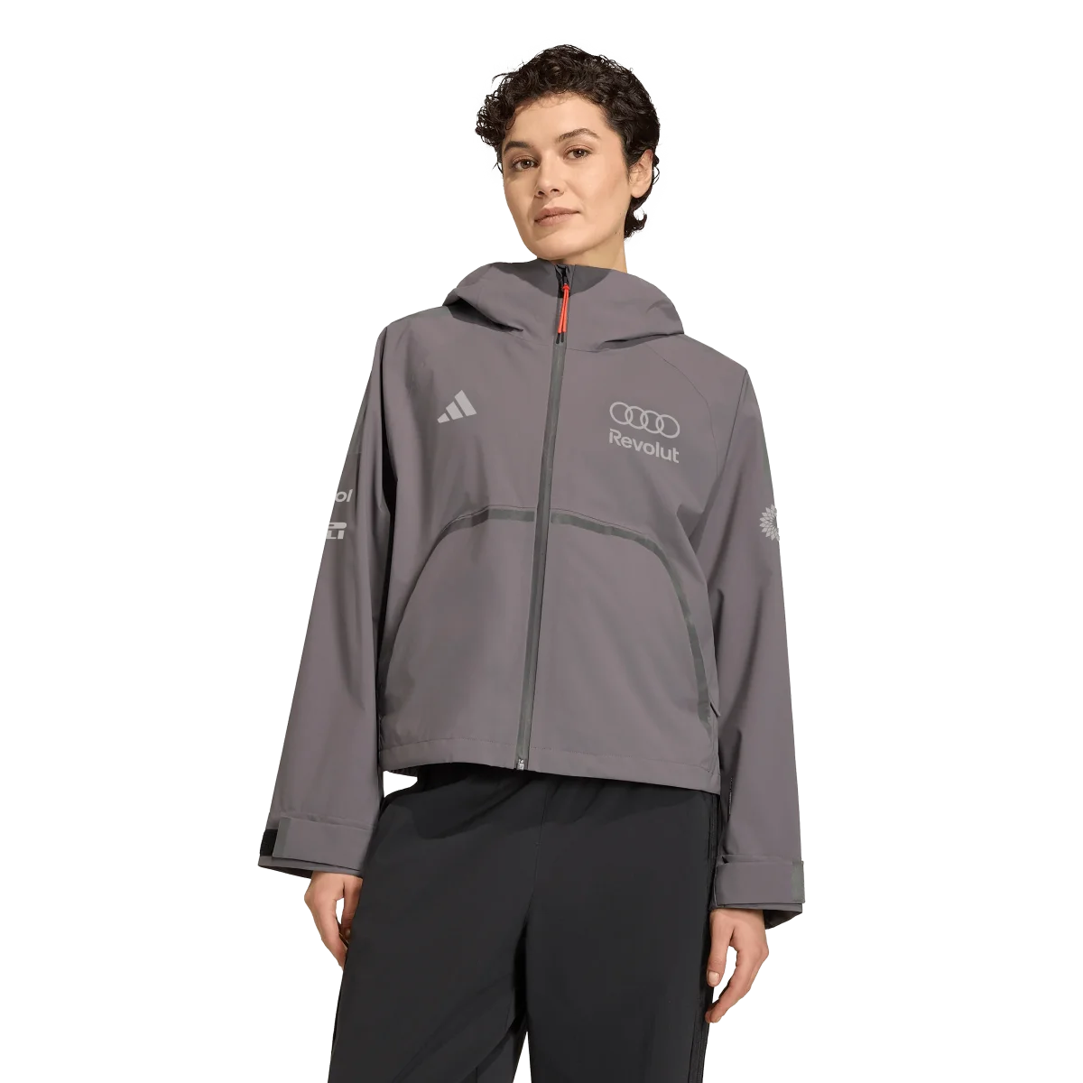 ADIDAS - Audi Revolut Formula One Team 2026 Engineers & Marketing Rain Jacket - Donna - Black - immagine 3