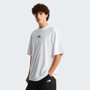 The North Face - T-shirt oversize Liquid Logo con grafica da uomo