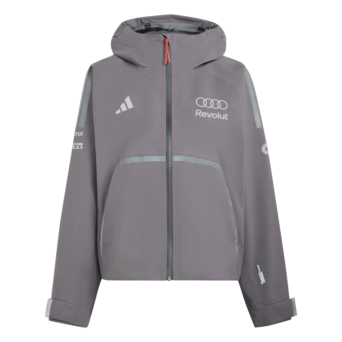 ADIDAS - Audi Revolut Formula One Team 2026 Engineers & Marketing Rain Jacket - Donna - Black - immagine 2